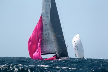 Affalage de spi sur Arobas
