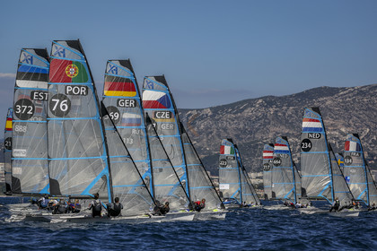 Marseilles France is hosting more than 200 sailors from 28 nations for the 2018 Junior Worl Championship of 49er, 49erFX and Nacra 17. Held from 28 august to 1st september 2018. © Pierick Jeannoutot