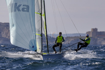 Marseille France is hosting more than 200 sailors from 28 nations for the 2018 Junior Worl Championship of 49er, 49erFX and Nacra 17. Held from 28 august to 1st september 2018. © Pierick Jeannoutot