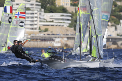 Marseille France is hosting more than 200 sailors from 28 nations for the 2018 Junior Worl Championship of 49er, 49erFX and Nacra 17. Held from 28 august to 1st september 2018. © Pierick Jeannoutot