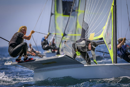 Marseilles France is hosting more than 200 sailors from 28 nations for the 2018 Junior Worl Championship of 49er, 49erFX and Nacra 17. Held from 28 august to 1st september 2018. © Pierick Jeannoutot