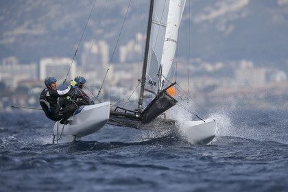 Marseille France is hosting more than 200 sailors from 28 nations for the 2018 Junior Worl Championship of 49er, 49erFX and Nacra 17. Held from 28 august to 1st september 2018. © Pierick Jeannoutot