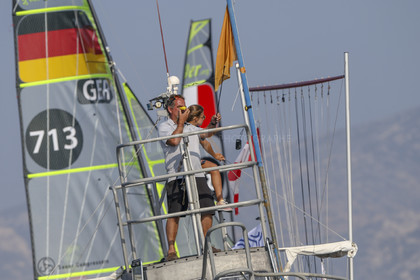 Marseilles France is hosting more than 200 sailors from 28 nations for the 2018 Junior Worl Championship of 49er, 49erFX and Nacra 17. Held from 28 august to 1st september 2018. © Pierick Jeannoutot