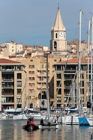 Ingrid Petitjean et Olivier Backes lors du baptême de leur Nacra 17 à la SNM. En route pour les JO de Rio