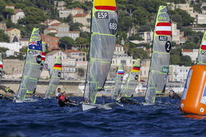 Marseille France is hosting more than 200 sailors from 28 nations for the 2018 Junior Worl Championship of 49er, 49erFX and Nacra 17. Held from 28 august to 1st september 2018. © Pierick Jeannoutot