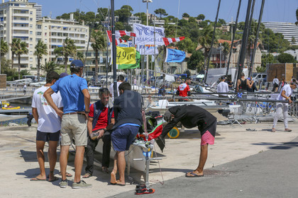 Marseille France is hosting more than 200 sailors from 28 nations for the 2018 Junior Worl Championship of 49er, 49erFX and Nacra 17. Held from 28 august to 1st september 2018. © Pierick Jeannoutot