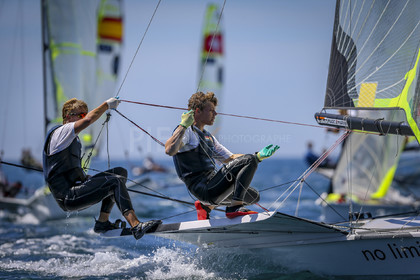 Marseilles France is hosting more than 200 sailors from 28 nations for the 2018 Junior Worl Championship of 49er, 49erFX and Nacra 17. Held from 28 august to 1st september 2018. © Pierick Jeannoutot