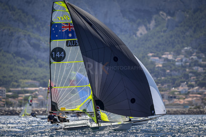 Marseilles France is hosting more than 200 sailors from 28 nations for the 2018 Junior Worl Championship of 49er, 49erFX and Nacra 17. Held from 28 august to 1st september 2018. © Pierick Jeannoutot