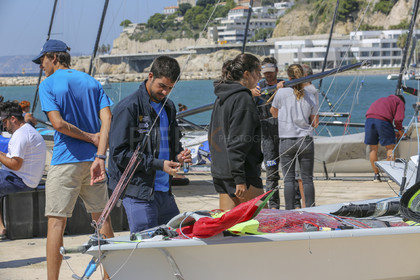 Marseille France is hosting more than 200 sailors from 28 nations for the 2018 Junior Worl Championship of 49er, 49erFX and Nacra 17. Held from 28 august to 1st september 2018. © Pierick Jeannoutot