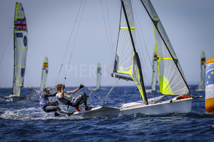 Marseilles France is hosting more than 200 sailors from 28 nations for the 2018 Junior Worl Championship of 49er, 49erFX and Nacra 17. Held from 28 august to 1st september 2018. © Pierick Jeannoutot