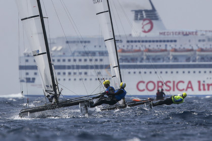 Marseille France is hosting more than 200 sailors from 28 nations for the 2018 Junior Worl Championship of 49er, 49erFX and Nacra 17. Held from 28 august to 1st september 2018. © Pierick Jeannoutot