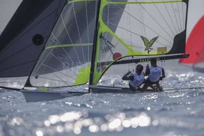 Marseille France is hosting more than 200 sailors from 28 nations for the 2018 Junior Worl Championship of 49er, 49erFX and Nacra 17. Held from 28 august to 1st september 2018. © Pierick Jeannoutot
