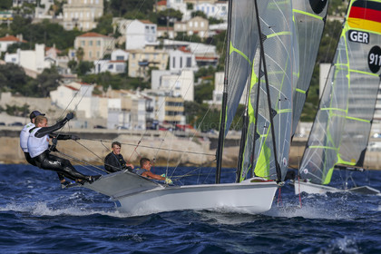 Marseille France is hosting more than 200 sailors from 28 nations for the 2018 Junior Worl Championship of 49er, 49erFX and Nacra 17. Held from 28 august to 1st september 2018. © Pierick Jeannoutot