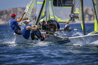 Marseilles France is hosting more than 200 sailors from 28 nations for the 2018 Junior Worl Championship of 49er, 49erFX and Nacra 17. Held from 28 august to 1st september 2018. © Pierick Jeannoutot