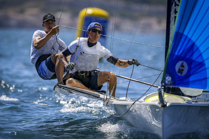Marseilles France is hosting more than 200 sailors from 28 nations for the 2018 Junior Worl Championship of 49er, 49erFX and Nacra 17. Held from 28 august to 1st september 2018. © Pierick Jeannoutot