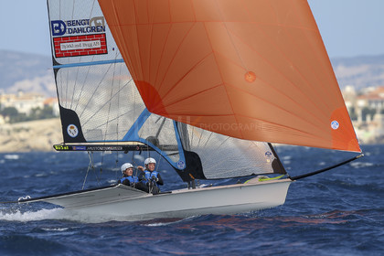 Marseille France is hosting more than 200 sailors from 28 nations for the 2018 Junior Worl Championship of 49er, 49erFX and Nacra 17. Held from 28 august to 1st september 2018. © Pierick Jeannoutot