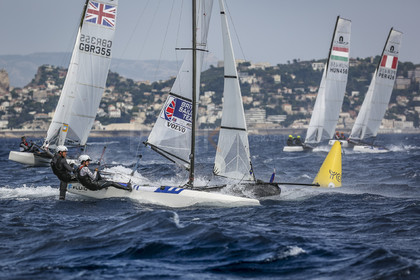 Marseille France is hosting more than 200 sailors from 28 nations for the 2018 Junior Worl Championship of 49er, 49erFX and Nacra 17. Held from 28 august to 1st september 2018. © Pierick Jeannoutot