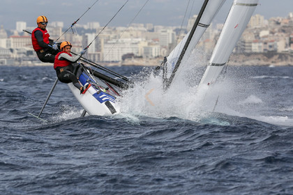 Marseille France is hosting more than 200 sailors from 28 nations for the 2018 Junior Worl Championship of 49er, 49erFX and Nacra 17. Held from 28 august to 1st september 2018. © Pierick Jeannoutot