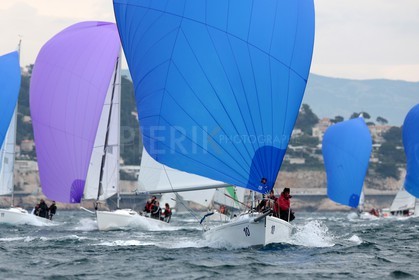 Les J80 sous spi