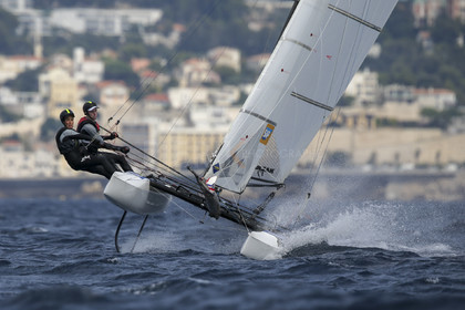 Marseille France is hosting more than 200 sailors from 28 nations for the 2018 Junior Worl Championship of 49er, 49erFX and Nacra 17. Held from 28 august to 1st september 2018. © Pierick Jeannoutot