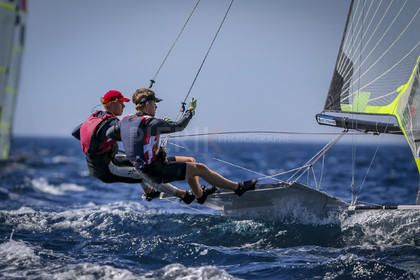 Marseilles France is hosting more than 200 sailors from 28 nations for the 2018 Junior Worl Championship of 49er, 49erFX and Nacra 17. Held from 28 august to 1st september 2018. © Pierick Jeannoutot