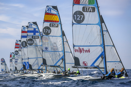 Marseille France is hosting more than 200 sailors from 28 nations for the 2018 Junior Worl Championship of 49er, 49erFX and Nacra 17. Held from 28 august to 1st september 2018. © Pierick Jeannoutot