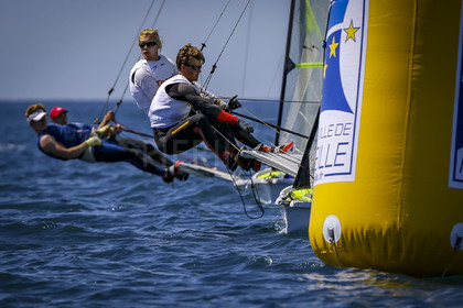 Marseilles France is hosting more than 200 sailors from 28 nations for the 2018 Junior Worl Championship of 49er, 49erFX and Nacra 17. Held from 28 august to 1st september 2018. © Pierick Jeannoutot