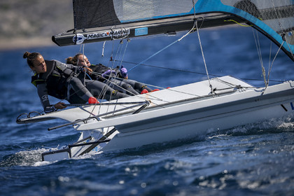 Marseilles France is hosting more than 200 sailors from 28 nations for the 2018 Junior Worl Championship of 49er, 49erFX and Nacra 17. Held from 28 august to 1st september 2018. © Pierick Jeannoutot
