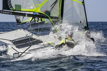 Marseille France is hosting more than 200 sailors from 28 nations for the 2018 Junior Worl Championship of 49er, 49erFX and Nacra 17. Held from 28 august to 1st september 2018. © Pierick Jeannoutot