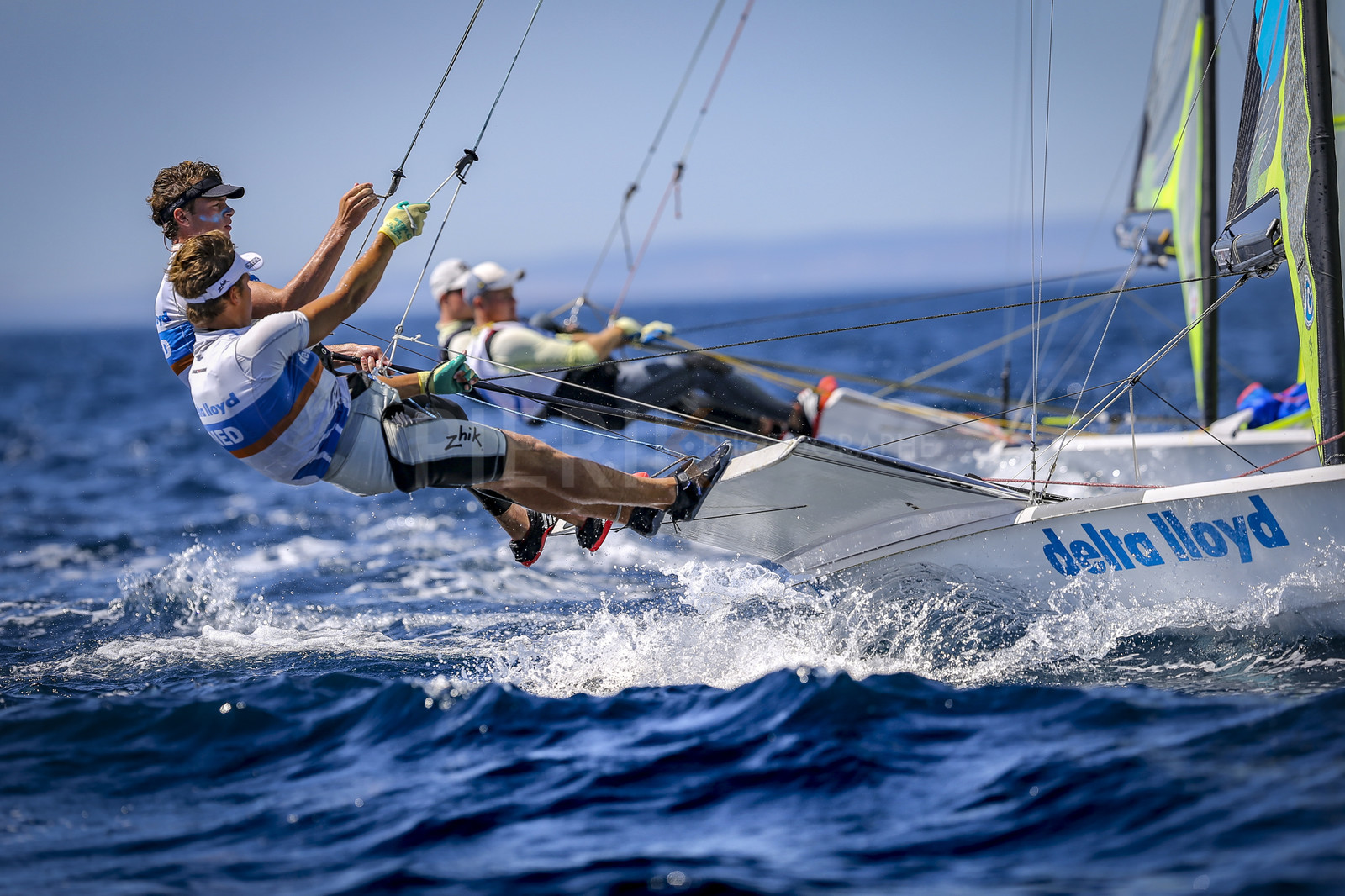 Marseilles France is hosting more than 200 sailors from 28 nations for the 2018 Junior Worl Championship of 49er, 49erFX and Nacra 17. Held from 28 august to 1st september 2018. © Pierick Jeannoutot