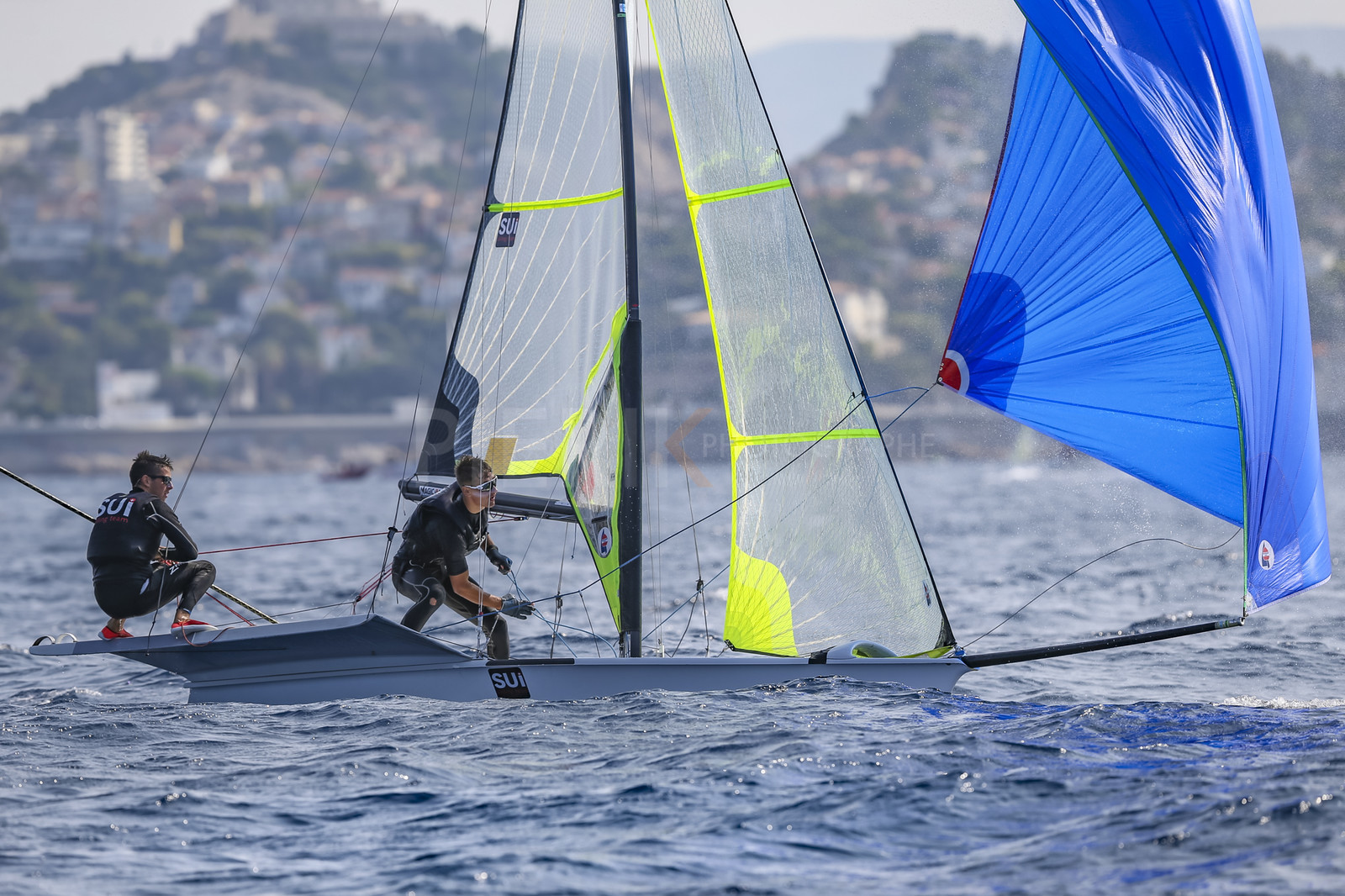 Marseille France is hosting more than 200 sailors from 28 nations for the 2018 Junior Worl Championship of 49er, 49erFX and Nacra 17. Held from 28 august to 1st september 2018. © Pierick Jeannoutot