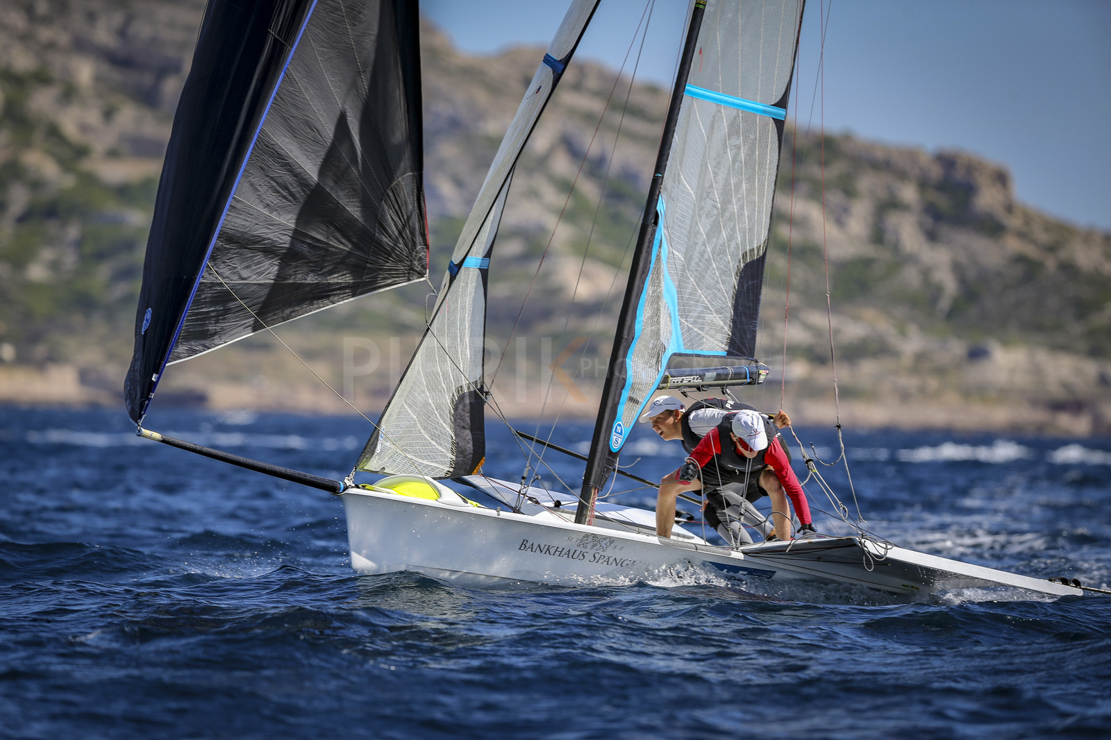 Marseilles France is hosting more than 200 sailors from 28 nations for the 2018 Junior Worl Championship of 49er, 49erFX and Nacra 17. Held from 28 august to 1st september 2018. © Pierick Jeannoutot