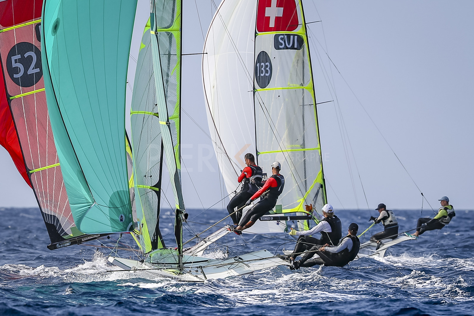 Marseille France is hosting more than 200 sailors from 28 nations for the 2018 Junior Worl Championship of 49er, 49erFX and Nacra 17. Held from 28 august to 1st september 2018. © Pierick Jeannoutot
