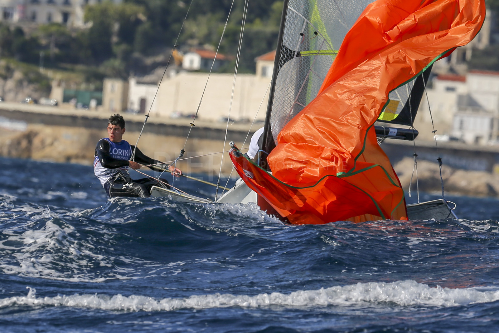 Marseille France is hosting more than 200 sailors from 28 nations for the 2018 Junior Worl Championship of 49er, 49erFX and Nacra 17. Held from 28 august to 1st september 2018. © Pierick Jeannoutot