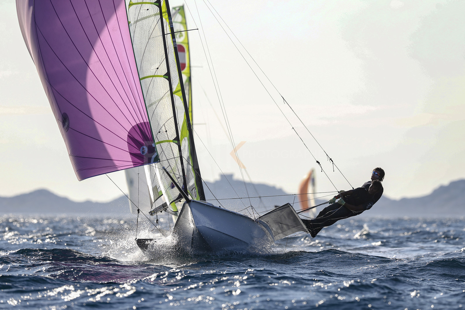 Marseille France is hosting more than 200 sailors from 28 nations for the 2018 Junior Worl Championship of 49er, 49erFX and Nacra 17. Held from 28 august to 1st september 2018. © Pierick Jeannoutot