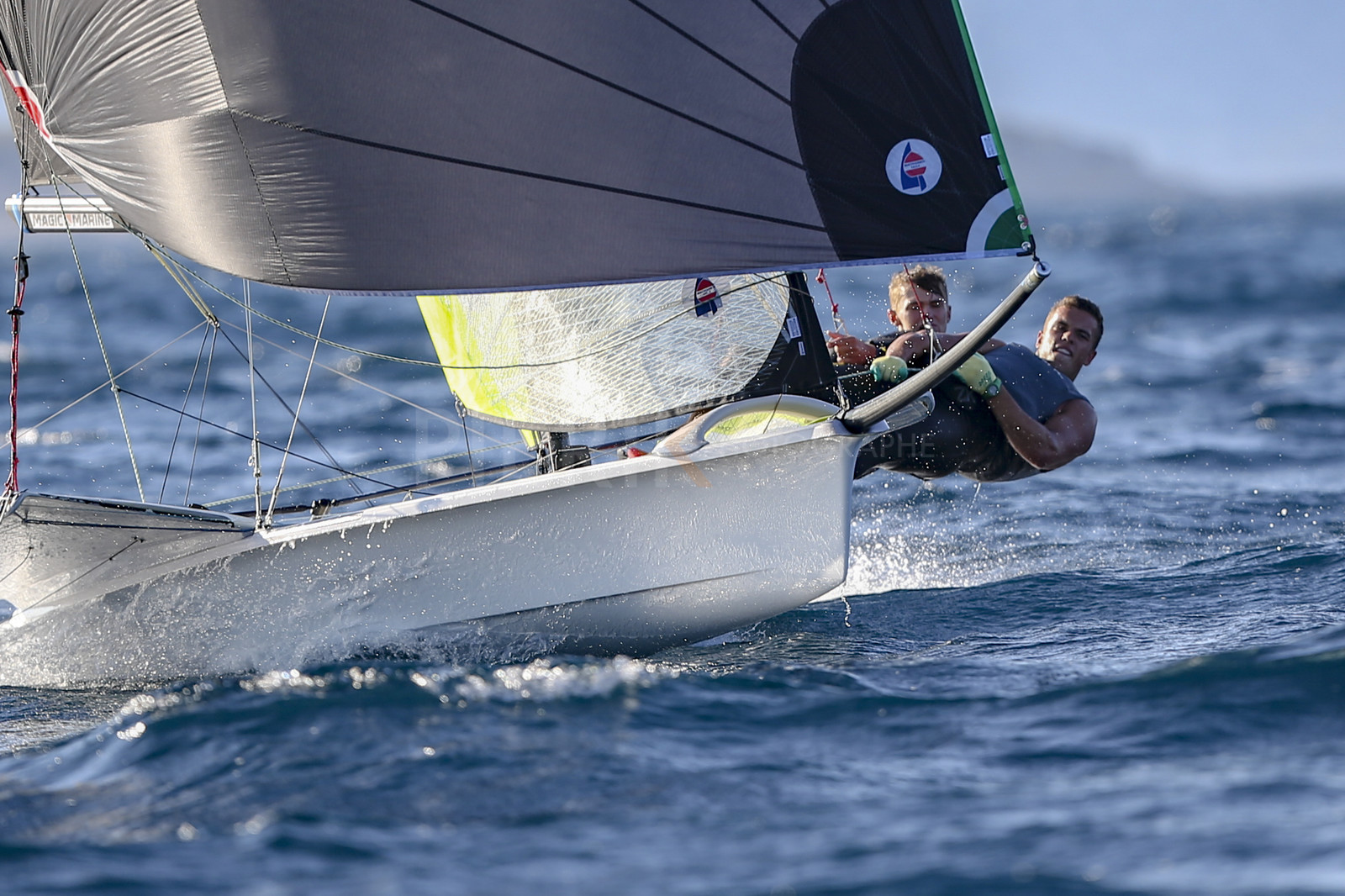 Marseille France is hosting more than 200 sailors from 28 nations for the 2018 Junior Worl Championship of 49er, 49erFX and Nacra 17. Held from 28 august to 1st september 2018. © Pierick Jeannoutot