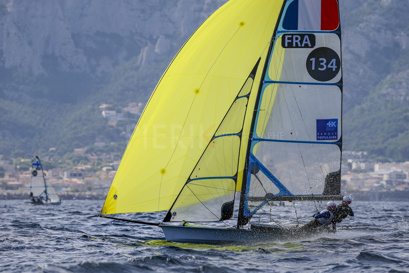 Marseille France is hosting more than 200 sailors from 28 nations for the 2018 Junior Worl Championship of 49er, 49erFX and Nacra 17. Held from 28 august to 1st september 2018. © Pierick Jeannoutot