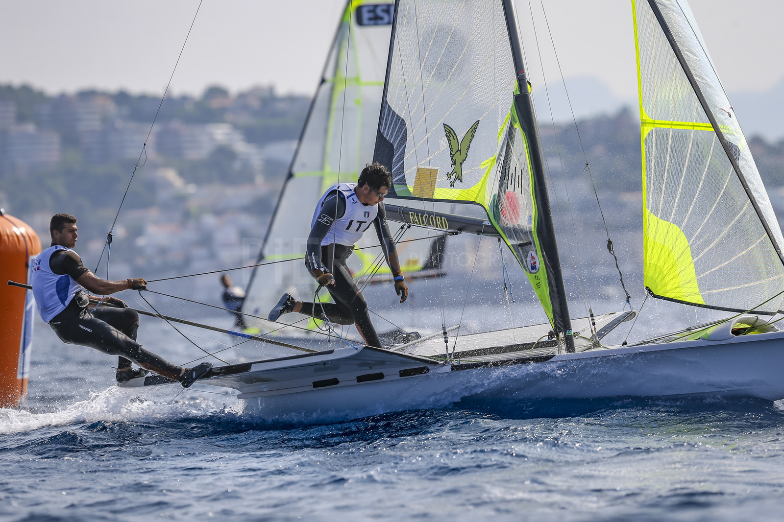 Marseille France is hosting more than 200 sailors from 28 nations for the 2018 Junior Worl Championship of 49er, 49erFX and Nacra 17. Held from 28 august to 1st september 2018. © Pierick Jeannoutot