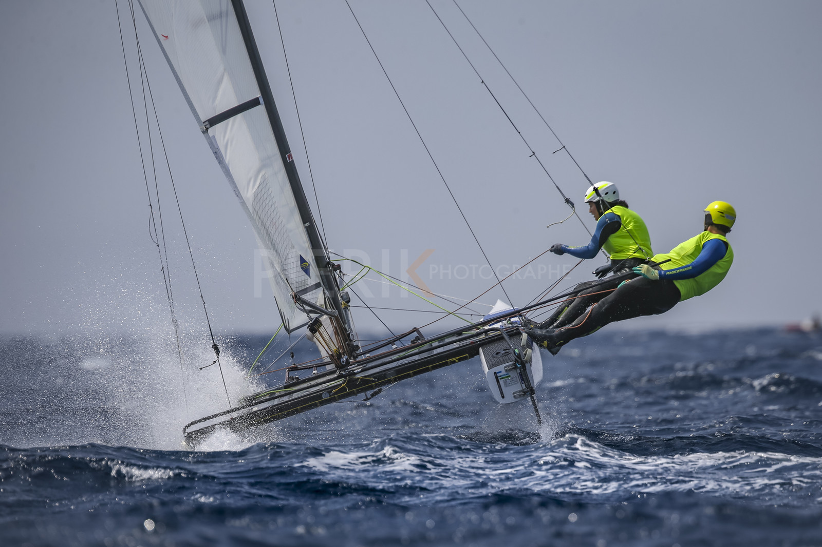 Marseille France is hosting more than 200 sailors from 28 nations for the 2018 Junior Worl Championship of 49er, 49erFX and Nacra 17. Held from 28 august to 1st september 2018. © Pierick Jeannoutot