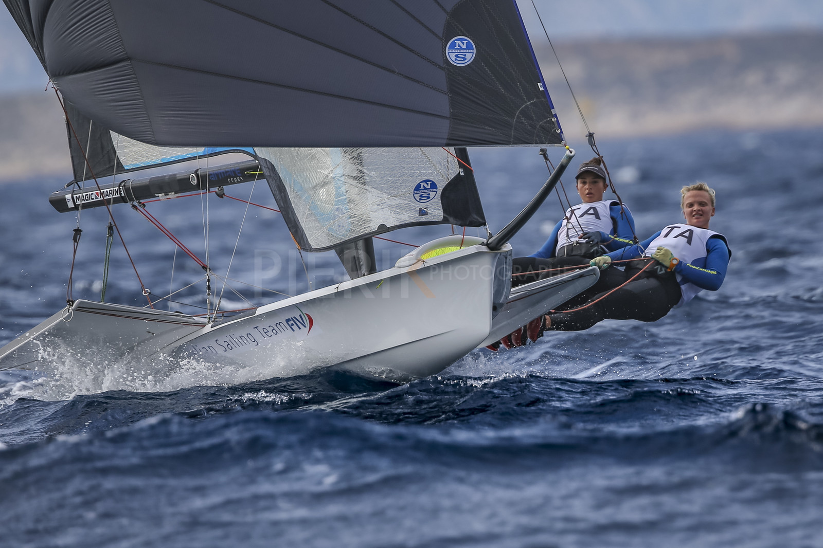 Marseille France is hosting more than 200 sailors from 28 nations for the 2018 Junior Worl Championship of 49er, 49erFX and Nacra 17. Held from 28 august to 1st september 2018. © Pierick Jeannoutot