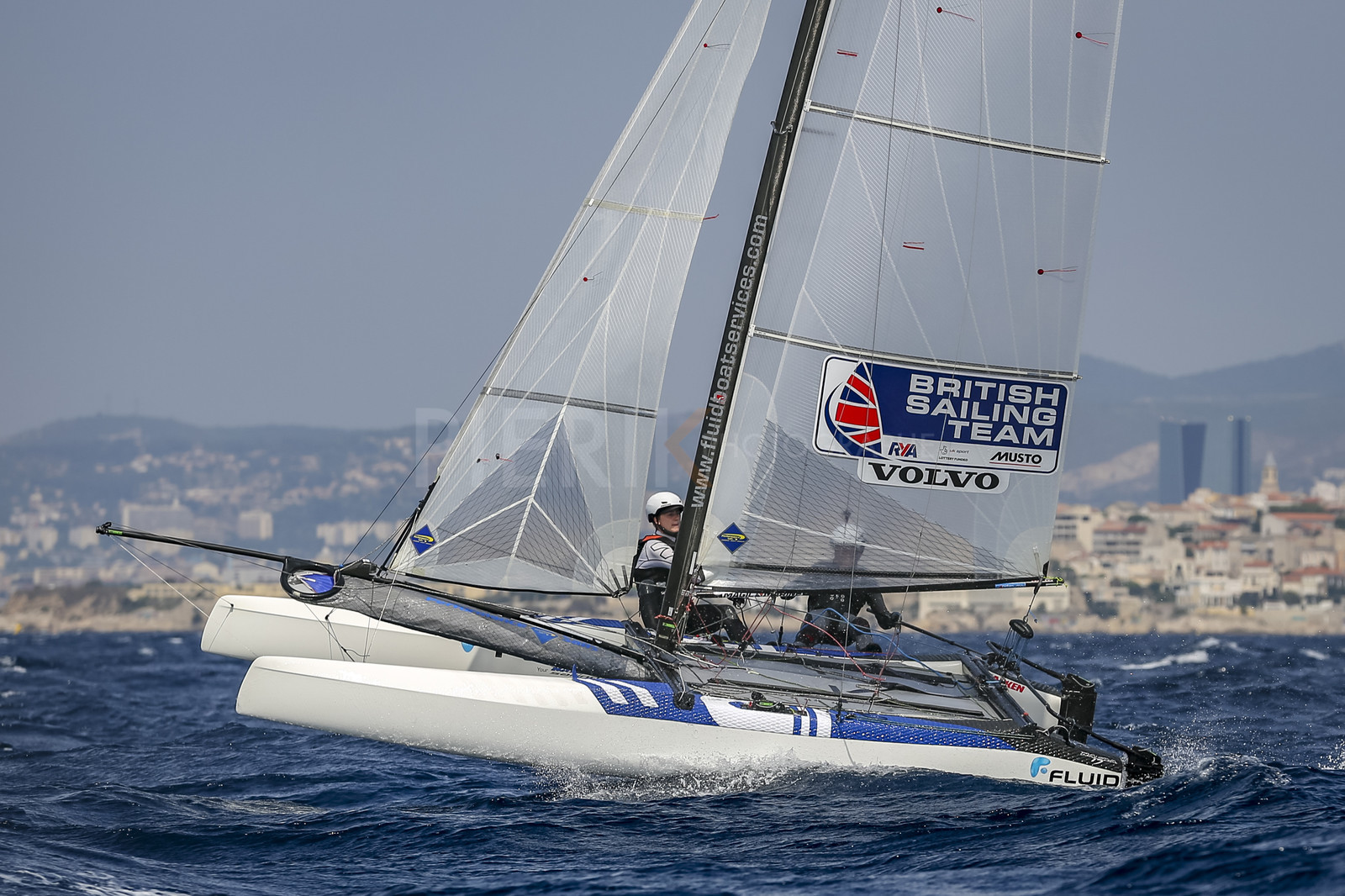 Marseille France is hosting more than 200 sailors from 28 nations for the 2018 Junior Worl Championship of 49er, 49erFX and Nacra 17. Held from 28 august to 1st september 2018. © Pierick Jeannoutot