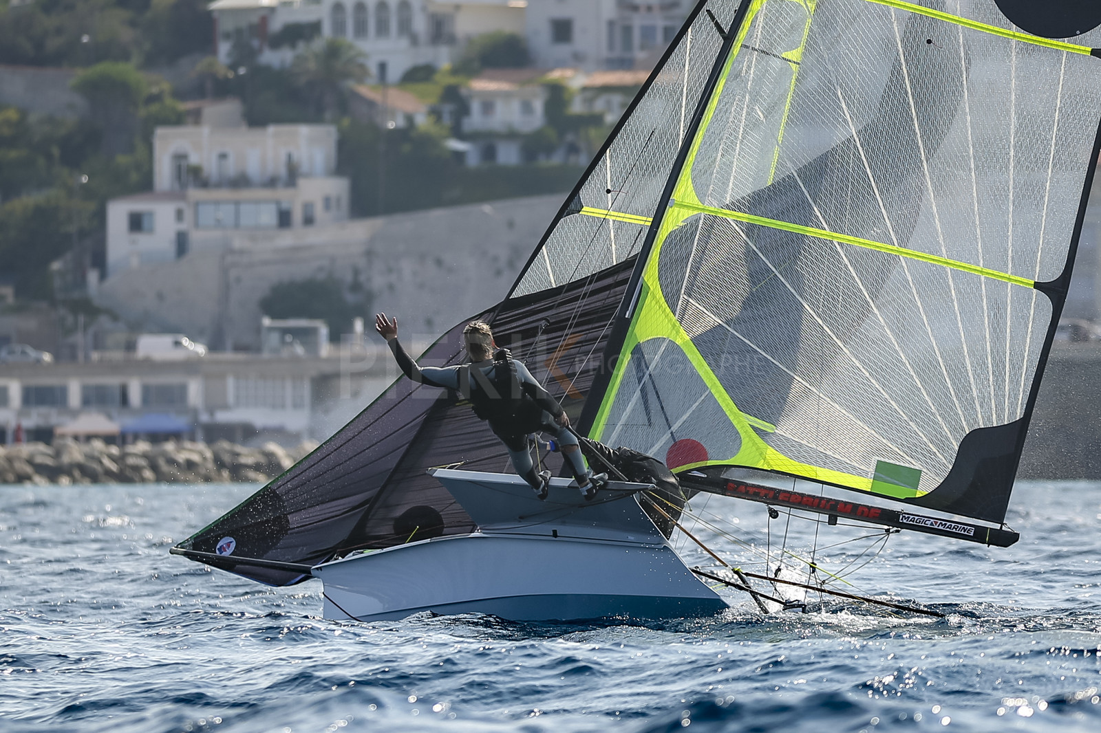 Marseille France is hosting more than 200 sailors from 28 nations for the 2018 Junior Worl Championship of 49er, 49erFX and Nacra 17. Held from 28 august to 1st september 2018. © Pierick Jeannoutot