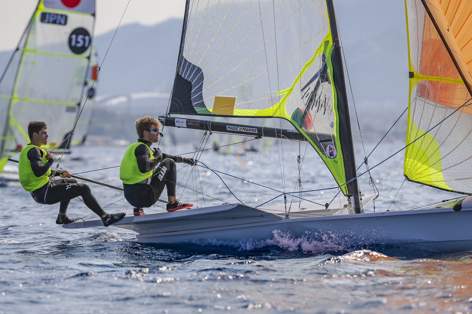 Marseille France is hosting more than 200 sailors from 28 nations for the 2018 Junior Worl Championship of 49er, 49erFX and Nacra 17. Held from 28 august to 1st september 2018. © Pierick Jeannoutot