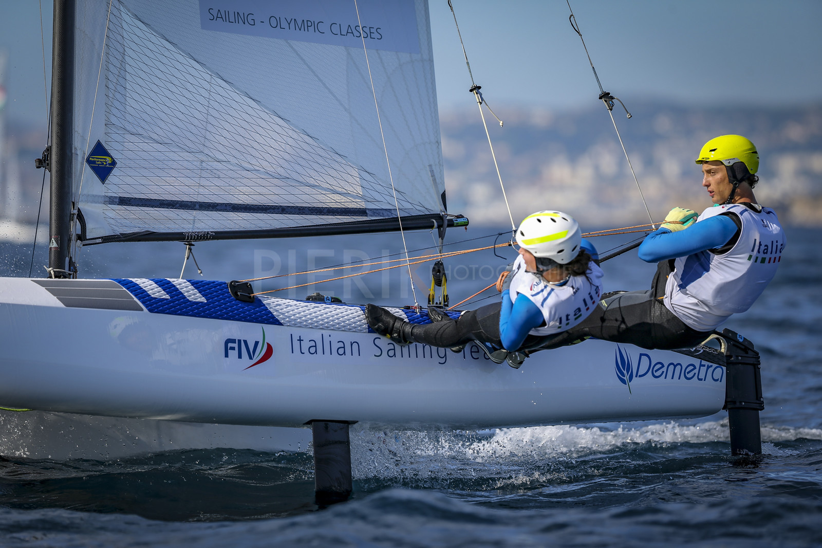 Marseilles France is hosting more than 200 sailors from 28 nations for the 2018 Junior Worl Championship of 49er, 49erFX and Nacra 17. Held from 28 august to 1st september 2018. © Pierick Jeannoutot