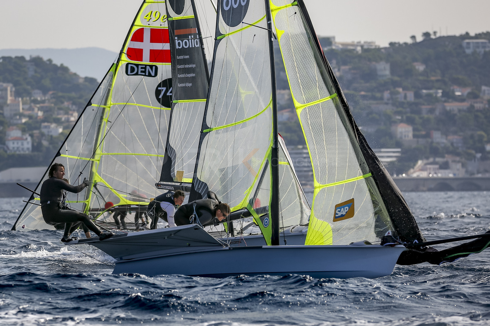 Marseille France is hosting more than 200 sailors from 28 nations for the 2018 Junior Worl Championship of 49er, 49erFX and Nacra 17. Held from 28 august to 1st september 2018. © Pierick Jeannoutot