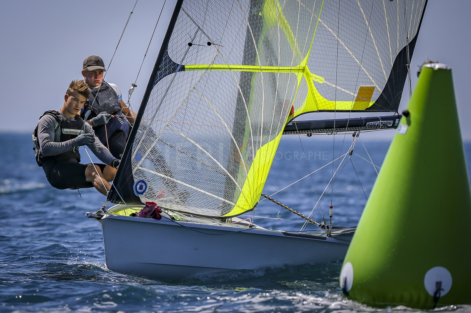 Marseilles France is hosting more than 200 sailors from 28 nations for the 2018 Junior Worl Championship of 49er, 49erFX and Nacra 17. Held from 28 august to 1st september 2018. © Pierick Jeannoutot