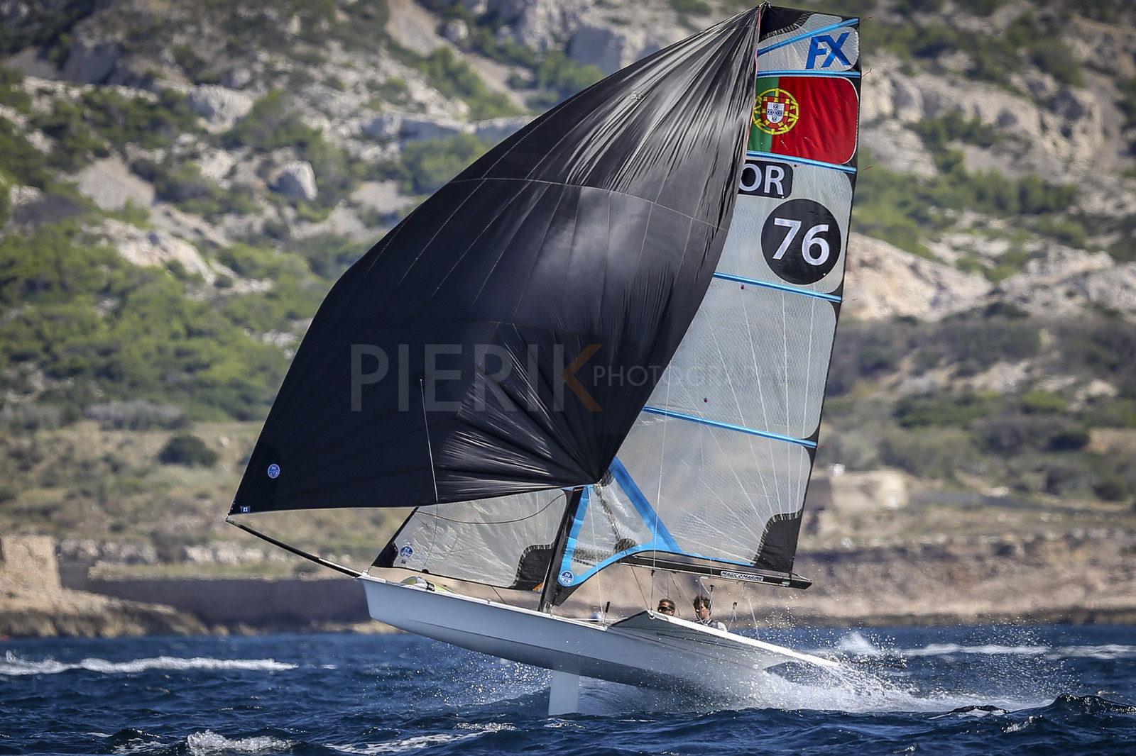 Marseilles France is hosting more than 200 sailors from 28 nations for the 2018 Junior Worl Championship of 49er, 49erFX and Nacra 17. Held from 28 august to 1st september 2018. © Pierick Jeannoutot