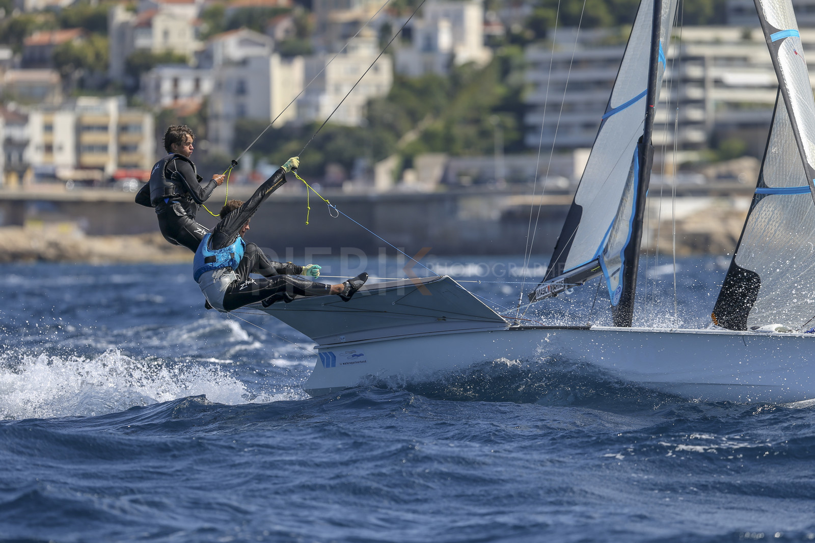 Marseille France is hosting more than 200 sailors from 28 nations for the 2018 Junior Worl Championship of 49er, 49erFX and Nacra 17. Held from 28 august to 1st september 2018. © Pierick Jeannoutot