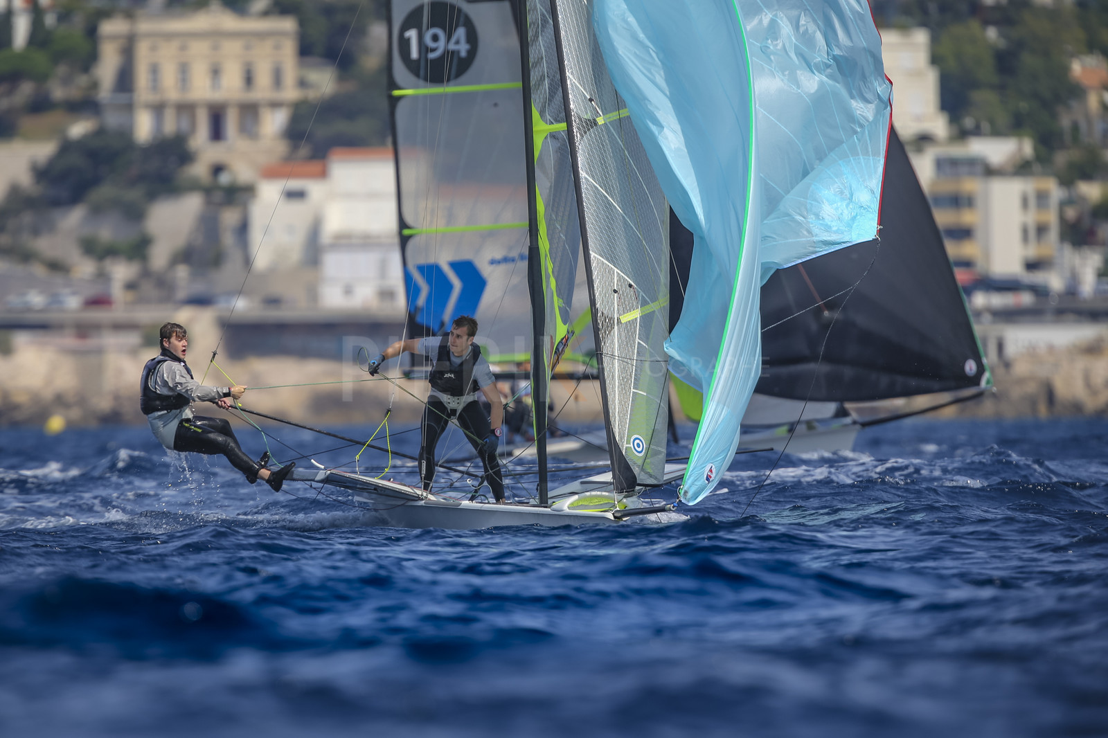 Marseille France is hosting more than 200 sailors from 28 nations for the 2018 Junior Worl Championship of 49er, 49erFX and Nacra 17. Held from 28 august to 1st september 2018. © Pierick Jeannoutot