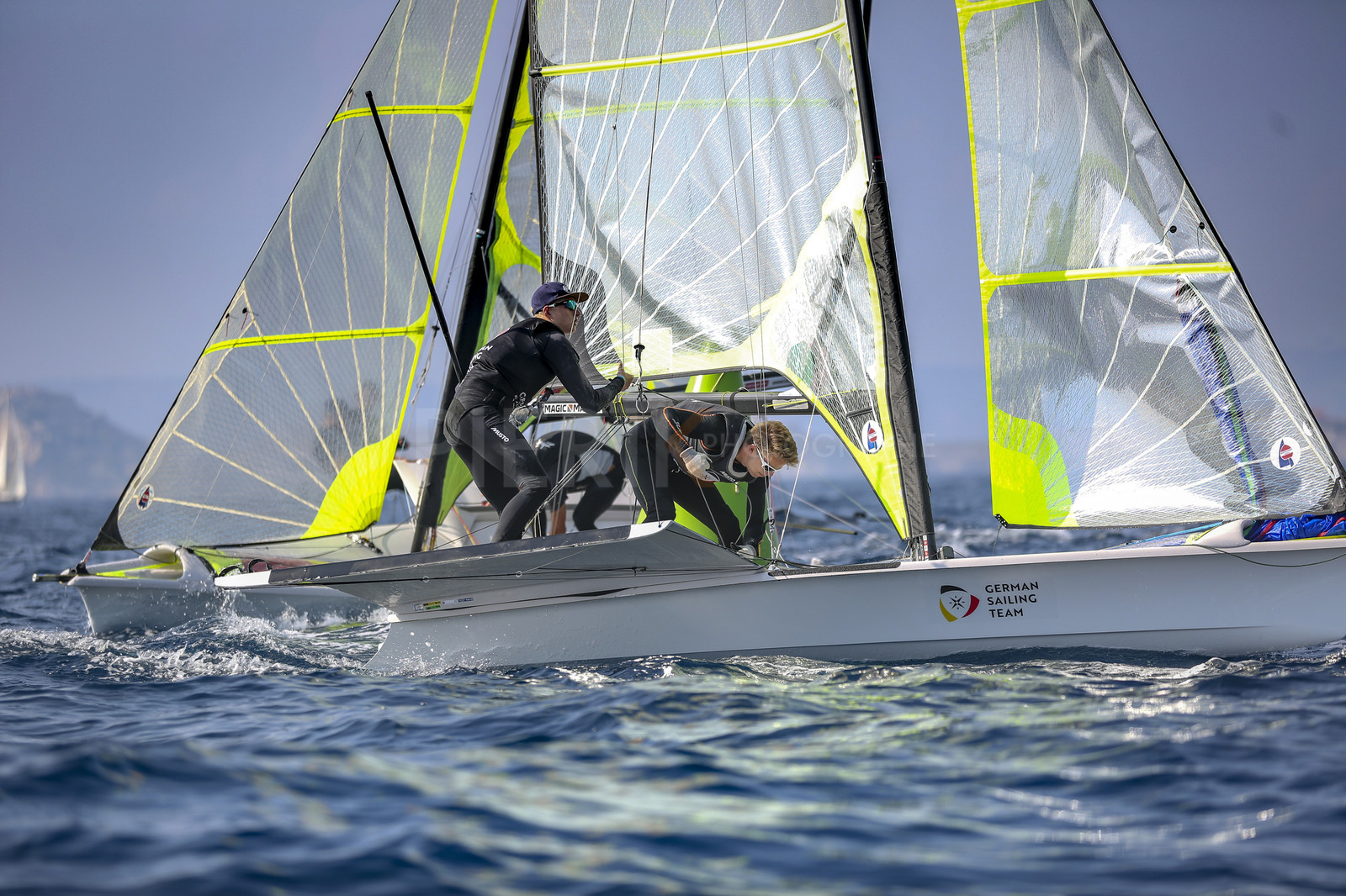 Marseilles France is hosting more than 200 sailors from 28 nations for the 2018 Junior Worl Championship of 49er, 49erFX and Nacra 17. Held from 28 august to 1st september 2018. © Pierick Jeannoutot